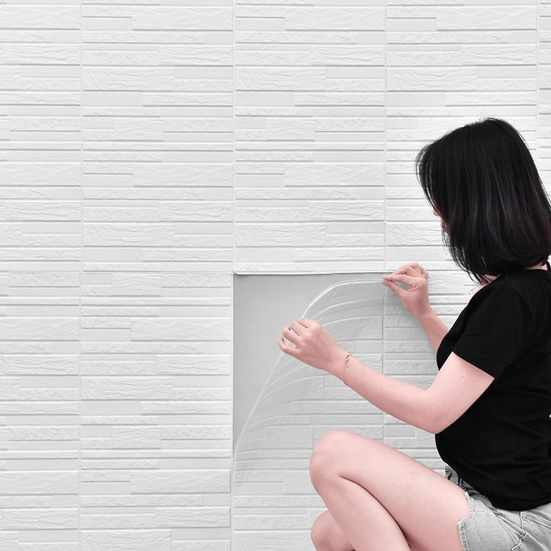 Wallpaper 3d brick wall stickers 3d wallpaper 3d brick wall wallpaper bedroom decoration stickers wa