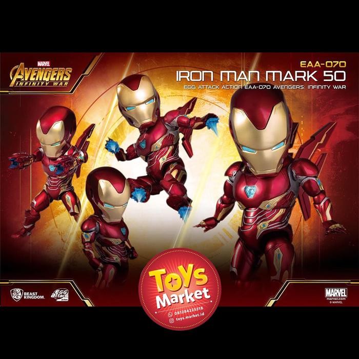 Beast Kingdom Egg Attack Action Eaa-070 Iron Man Mark 50