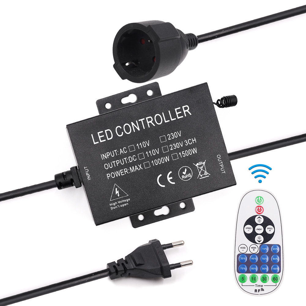 AC 110V 220V LED Strip Dimmer 23 Keys RF Wireless Remote Controller Dimmer for LED Bulb