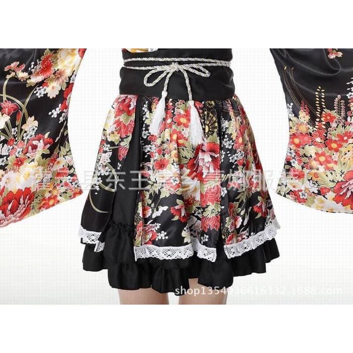 CC-20 BLACK SAILOR YUKATA KIMONO LOLITA WALOLI COSPLAY COSTUME KOSTUM