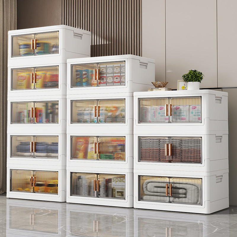 Multifunctional small folding wardrobe folding storage box living room cabinet thickened storage cab