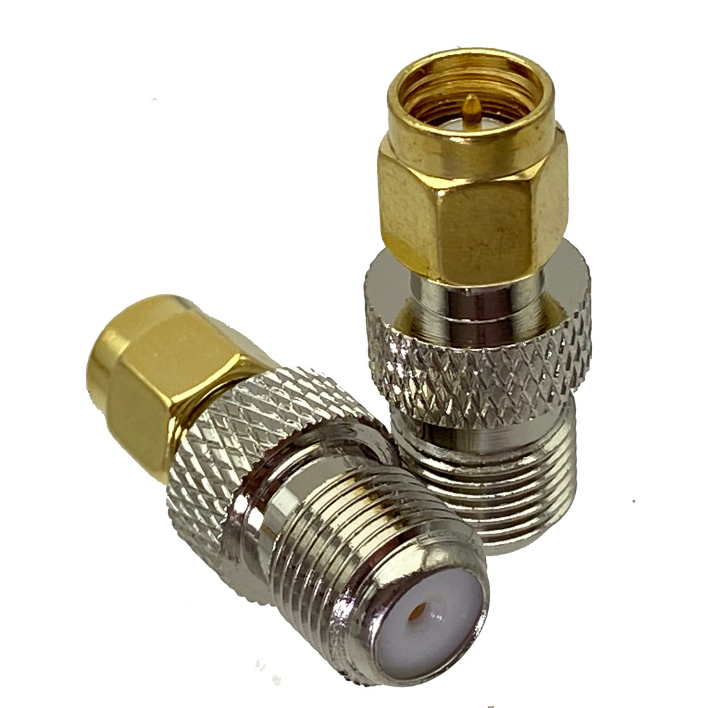10pcs Conversion Adapter F TV female Jack to SMA male Plug RF coaxial