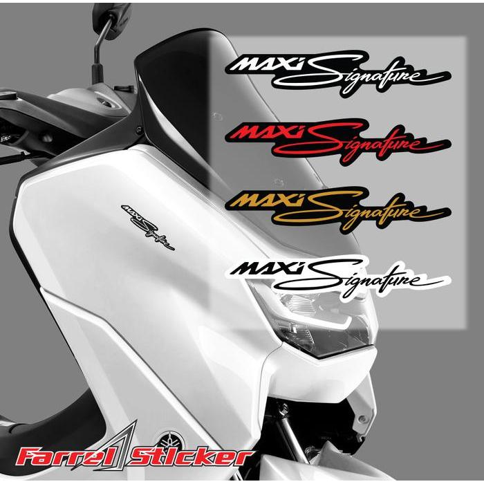 stiker sticker MAXI Signature NMAX, XMAX, LEXI