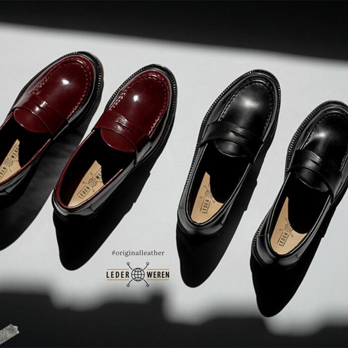 Sepatu Loafer Pria - Leder Penny Loafer - Lederweren