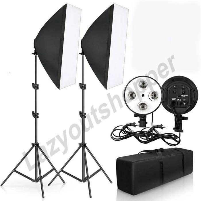 Paket lampu shooting video fotografi