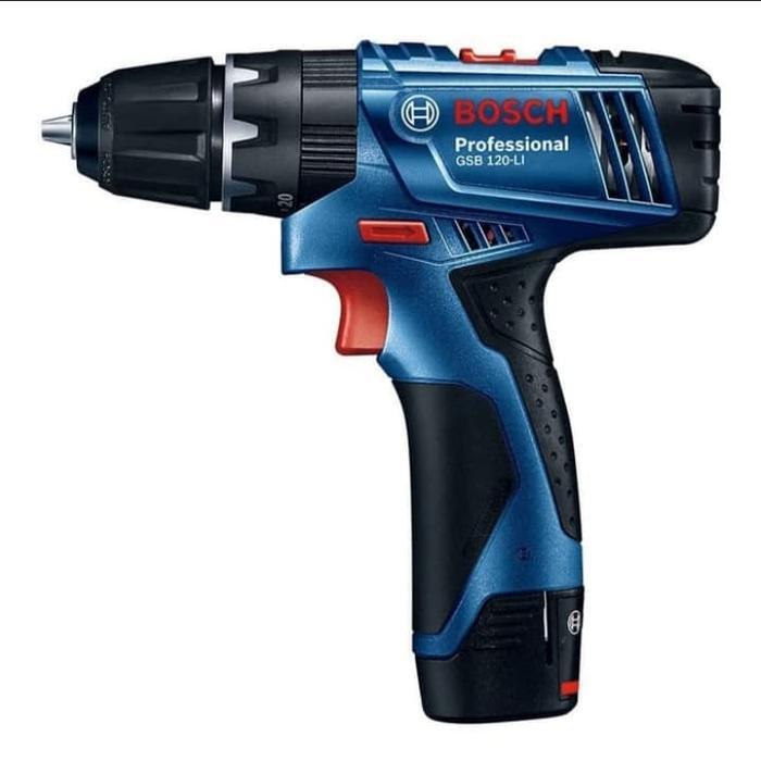 Mesin Bor Baterai Bosch Gsb 120 Li Gsb120Li Cordless Drill