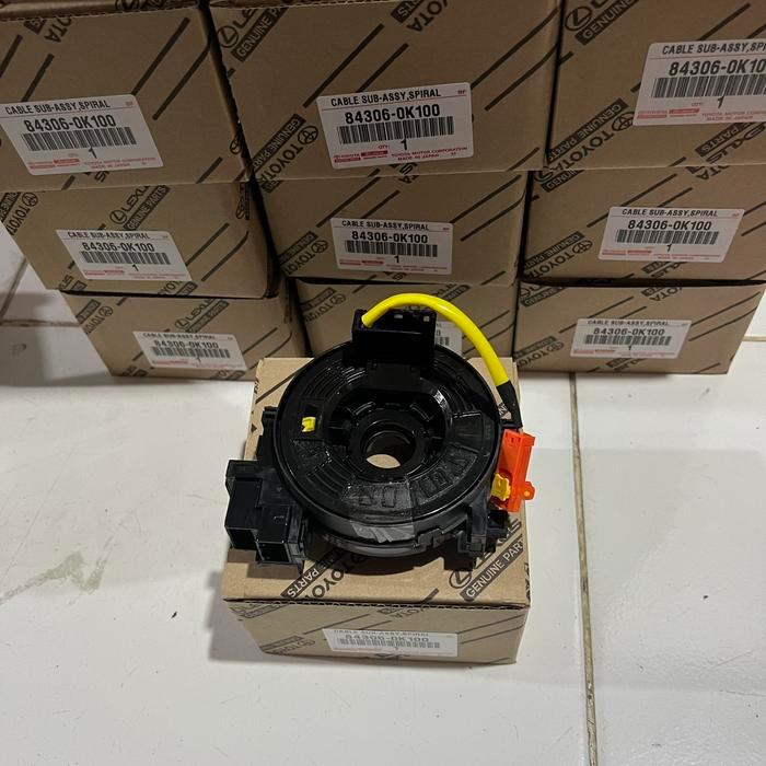 Original Kabel Spiral Klakson Flexible Stir Fortuner Vrz Soket Fullpin