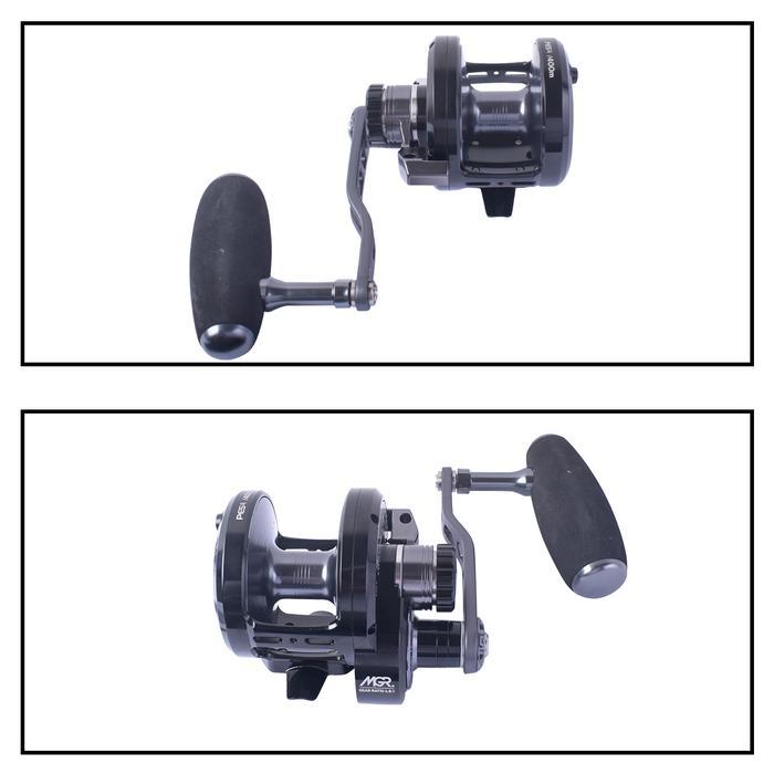 Reel OH MAGURO DEEP-X NS 400 600 Laut Monster Fish Handle Kiri Over Head Jigging ~ Indonesia