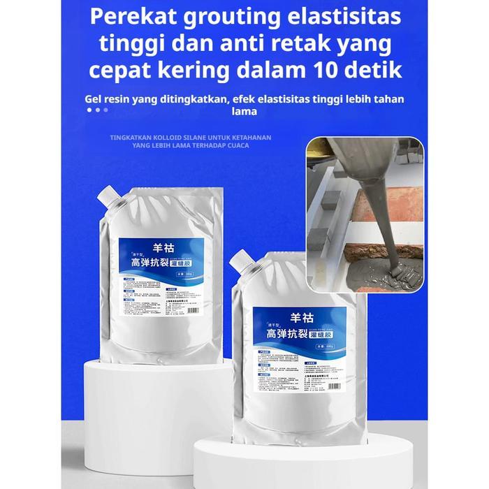 73ox- Lem Beton Silikon Cair Anti Retak Bocor/Lem Sealer Lem Anti Bocor Pengisi Lubang Bocor