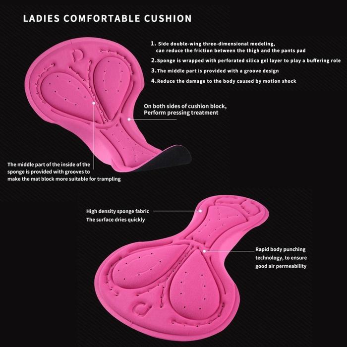 Cheji Bib Long Women - Celana Sepeda Padding Wanita Bib Panjang - Aixi