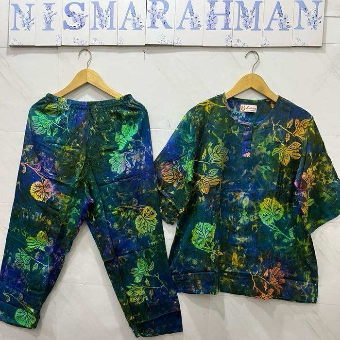 2s8y- Cp Batik Sunan Ori Standart Dewasa - ( Motif Cpl )- Tangan 3/4 - Celana Panjang