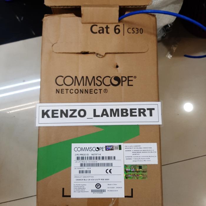Kabel Lan Utp Cat 6 Commscope 50Meter / Commscope Cat 6 / Commscope
