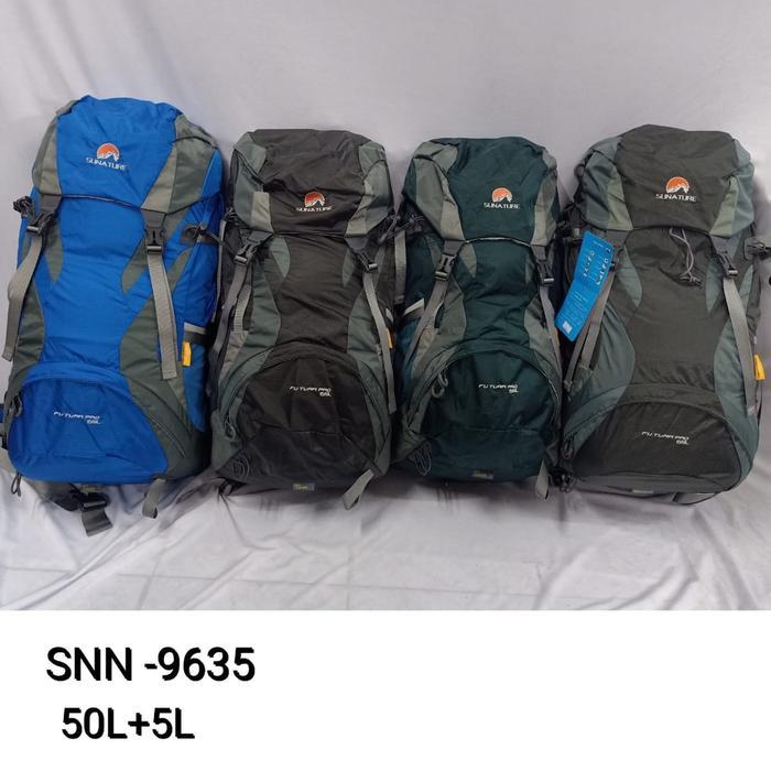 Tas Gunung Sunature 65L tas carrier futura pro 9635 Parasut