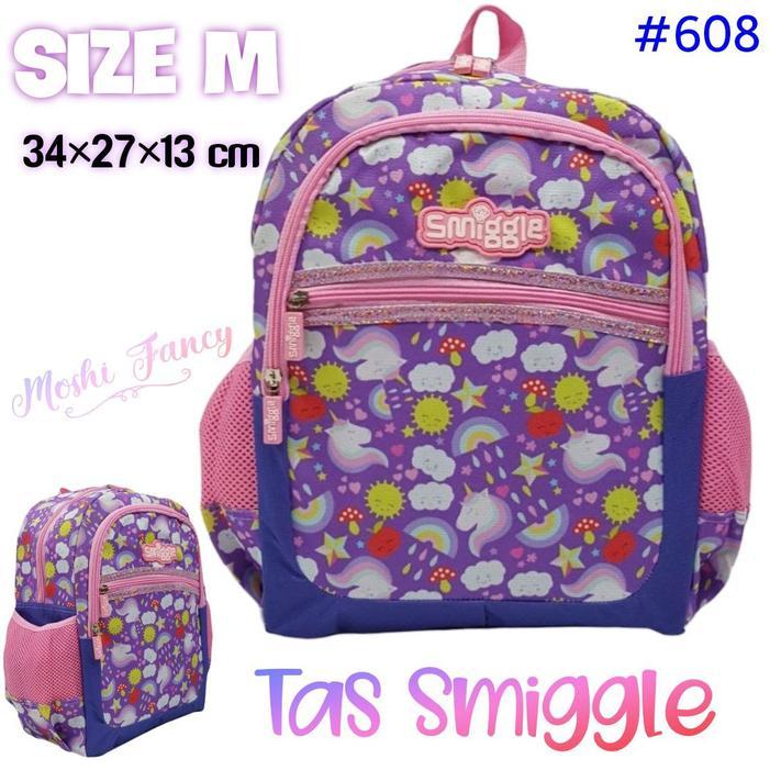 TERLARIS Tas Smiggle Unicorn Anak TK / Tas Smiggle Anak TK / Tas Sekolah Anak Perempuan TK Unicorn