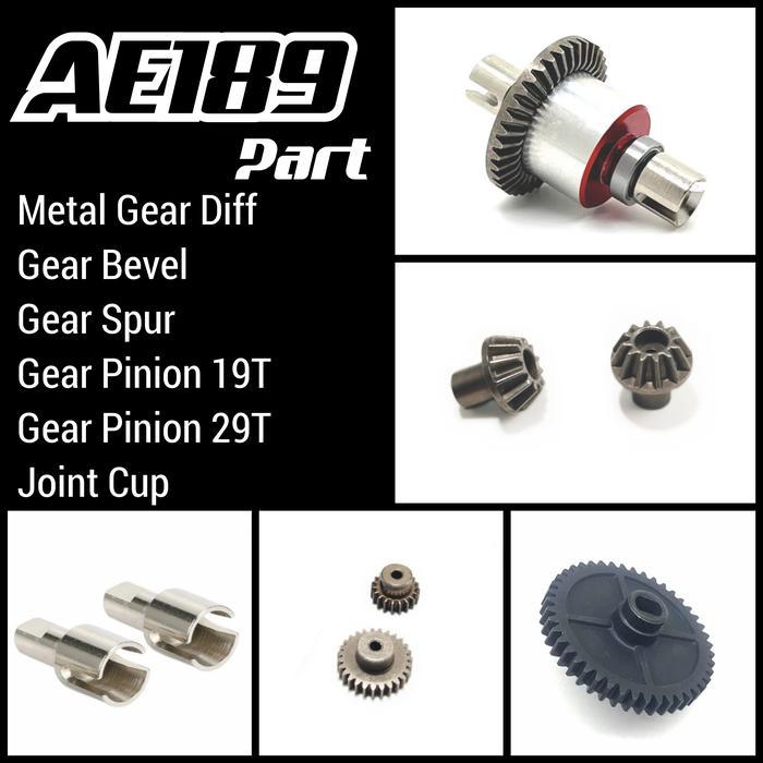 Jual Part Ae189 Gear Differential Gear Bevel Joint Cup Gear Pinion Gear Diff Gear Spur Gear Pinion