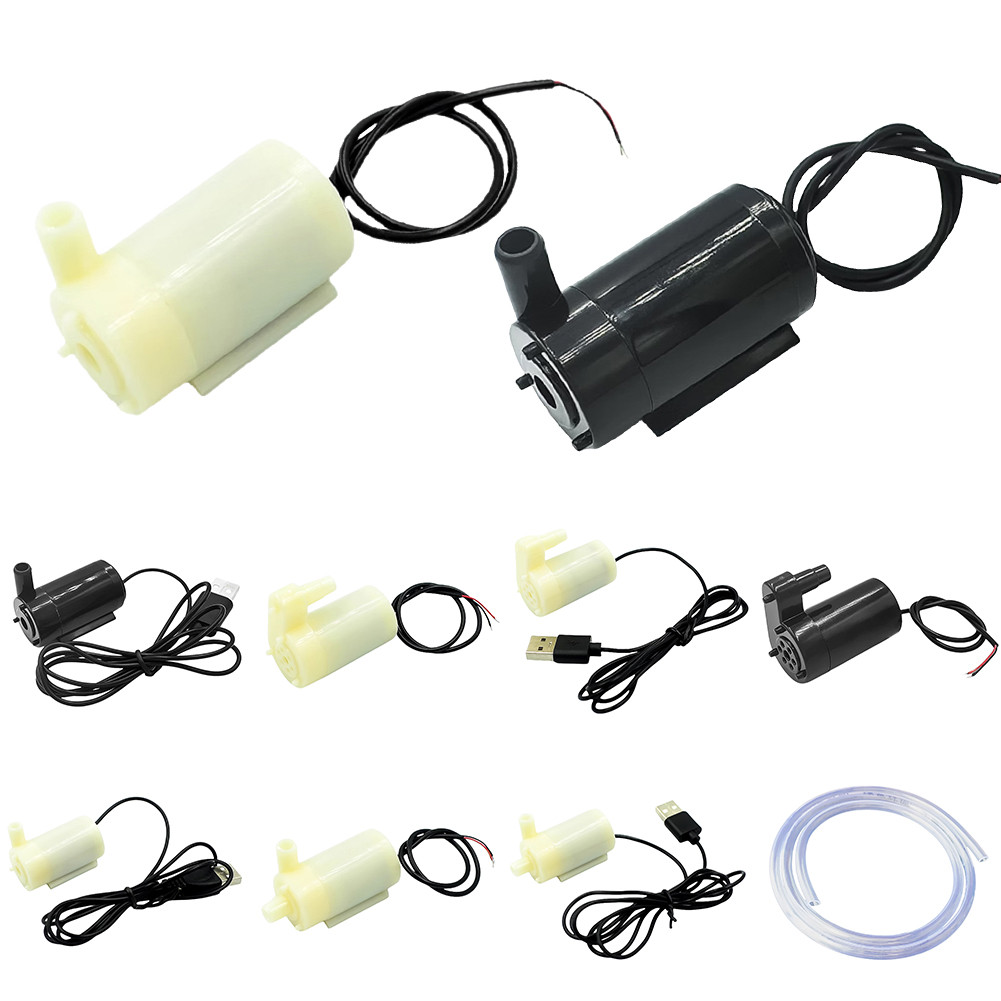 Dc 3V 5V Water Pump With Flexible Tubing Micro Submersible Motor Pump Silent Usb For Fish Tank