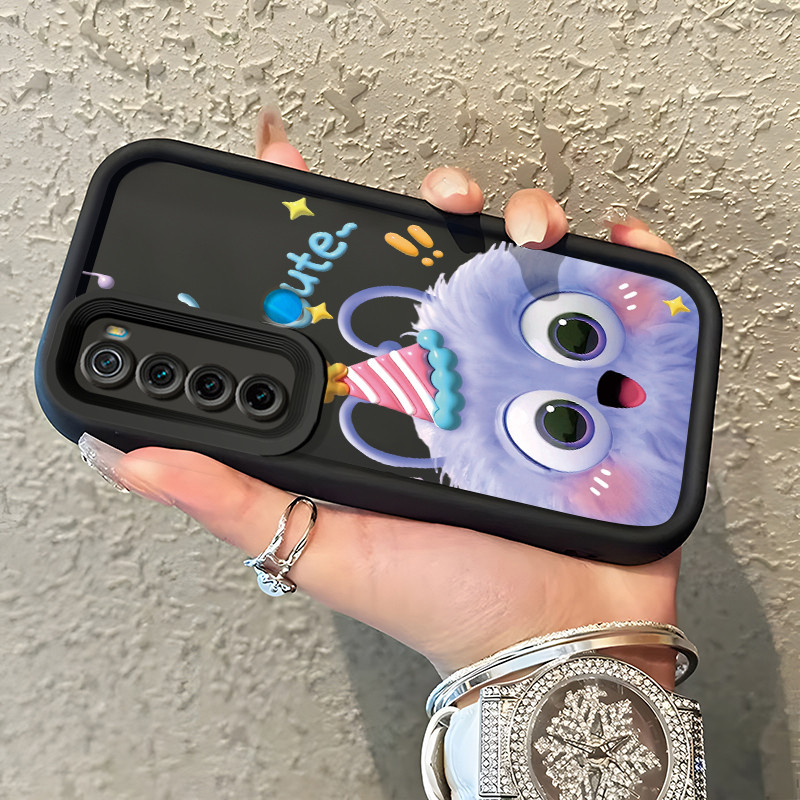 Casing Hp Untuk Xiaomi Redmi Note 8 Redmi Note 8T Redmi Note 8 Pro Case Monster Bola Bulu Kecil Soft