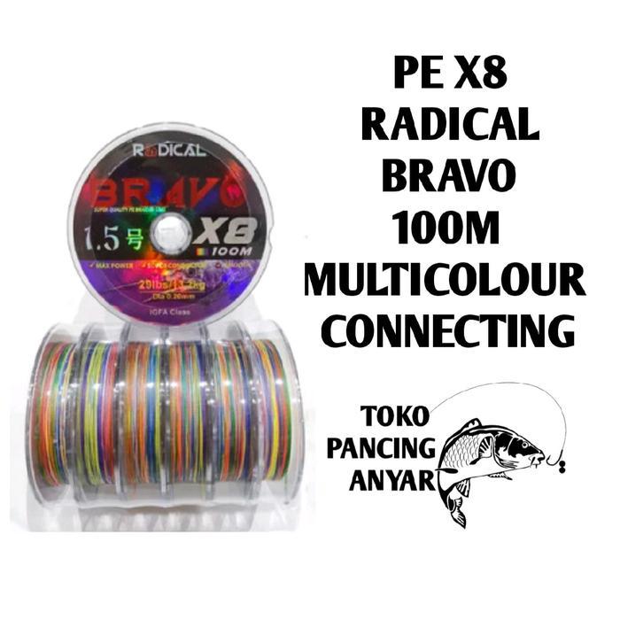PE radical bravo X8 100m connecting