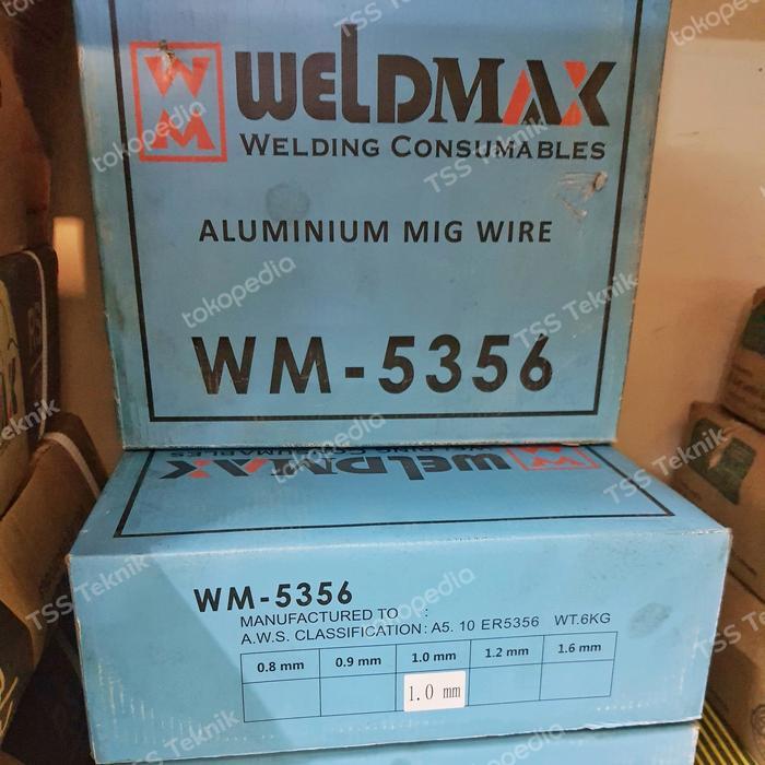 KAWAT LAS MIG ALUMINIUM ER 5356 WELDMAX 6 KG / CO2 ALUMINIUM ER 5356