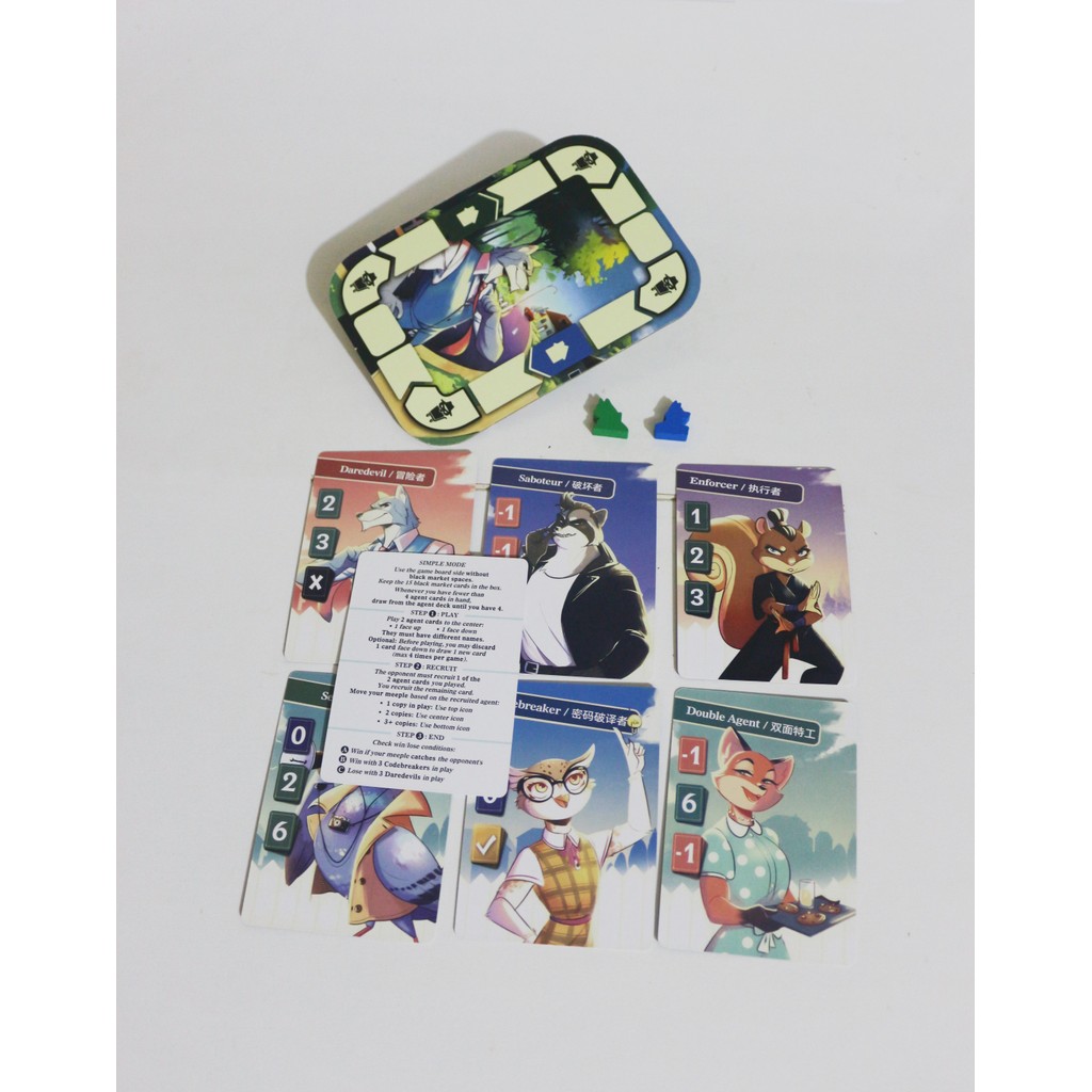 Agent Avenue Card Game DIVISION M Expansion - Fun Family strategic Party Board Game for Adults &
