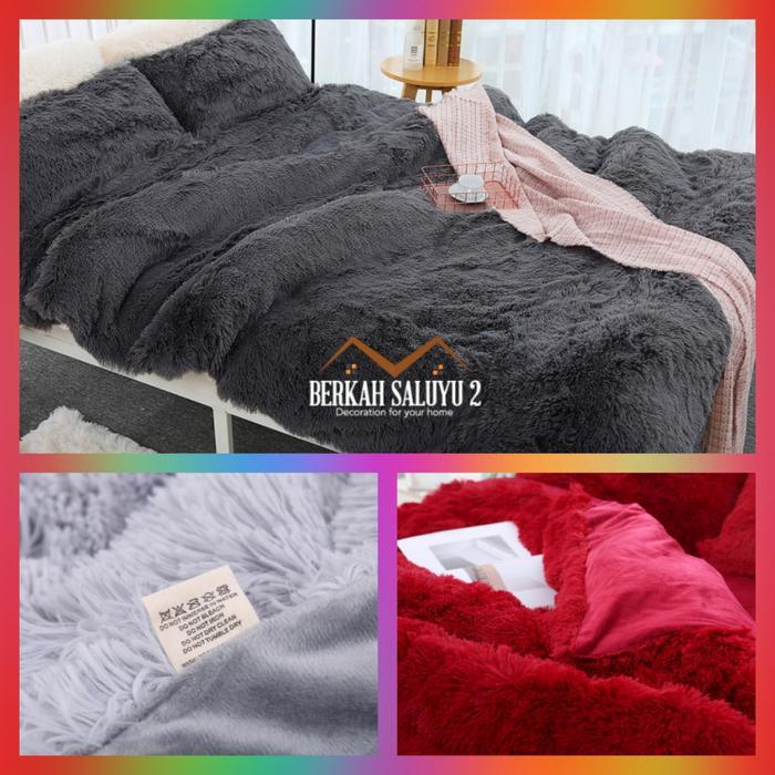 Selimut Berbulu Rasfur Berkualitas 200x160cm