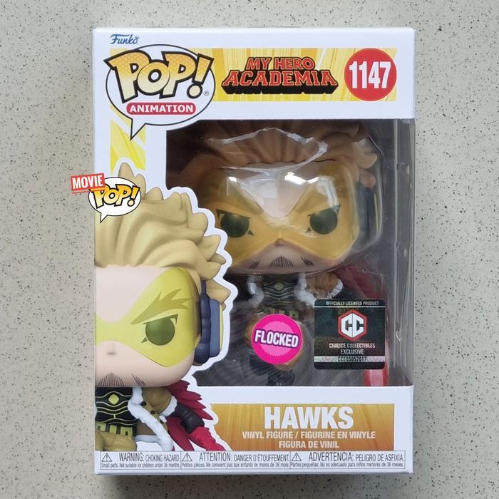 HOT SALE FUNKO POP MY HERO ACADEMIA - HAWKS FLOCKED CHALICE EXCLUSIVE TERMURAH