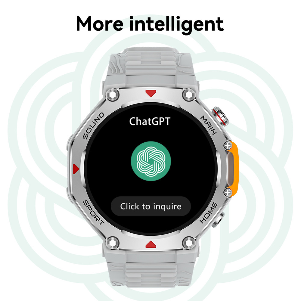 YTOM Microwear MA31 M-Rex4 5ATM Waterproof Smart watch For Men Women Sport SmartWatch with Compass