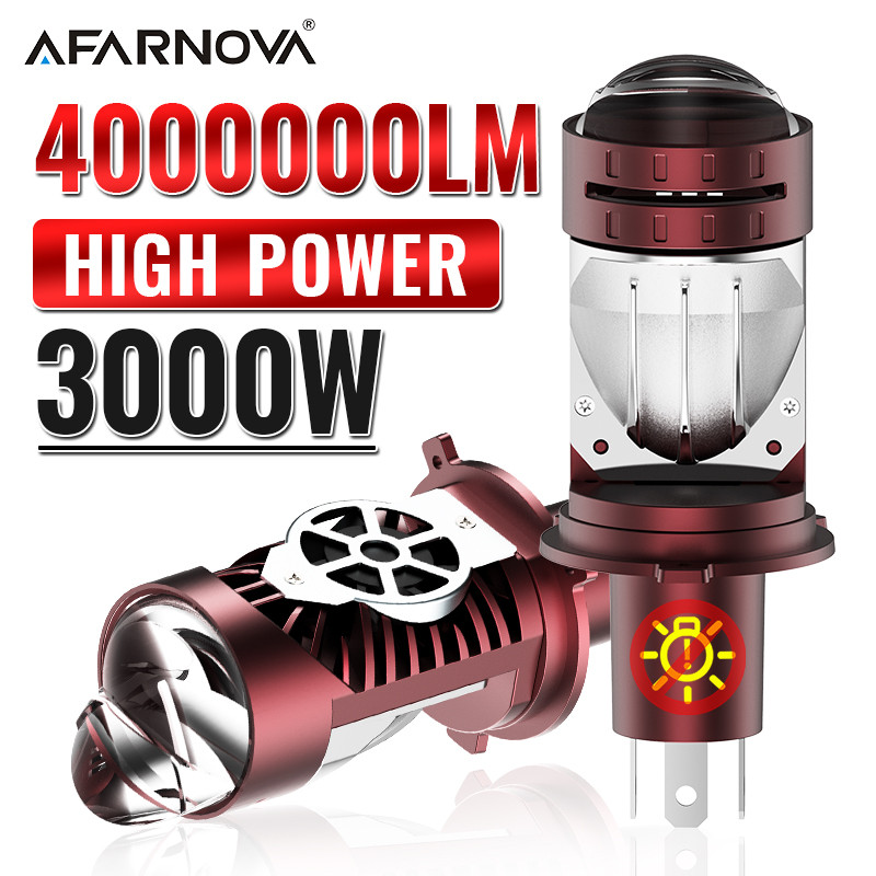 3000W New H4/9003/HB2 LED Headlight Bulb Projector Canbus Super Bright LED 4000000LM 6500K Hi/Low
