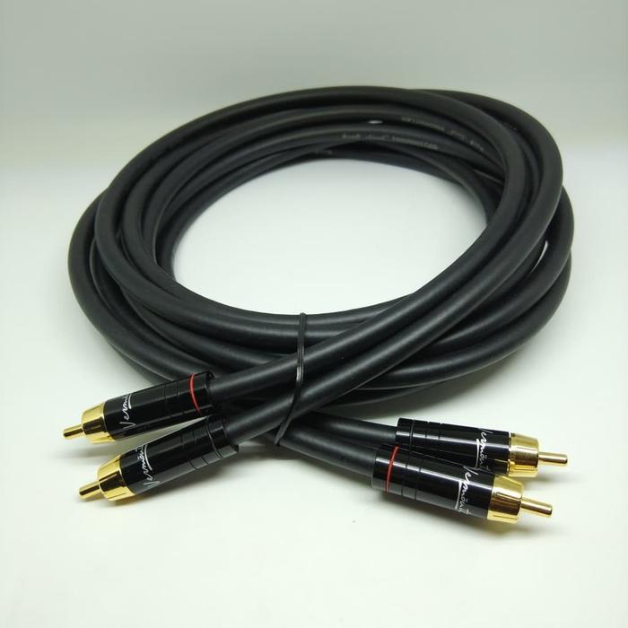 BERKUALITAS Kabel RCA Interconnect Vermouth Serenade 2,5m pair plug Vermouth