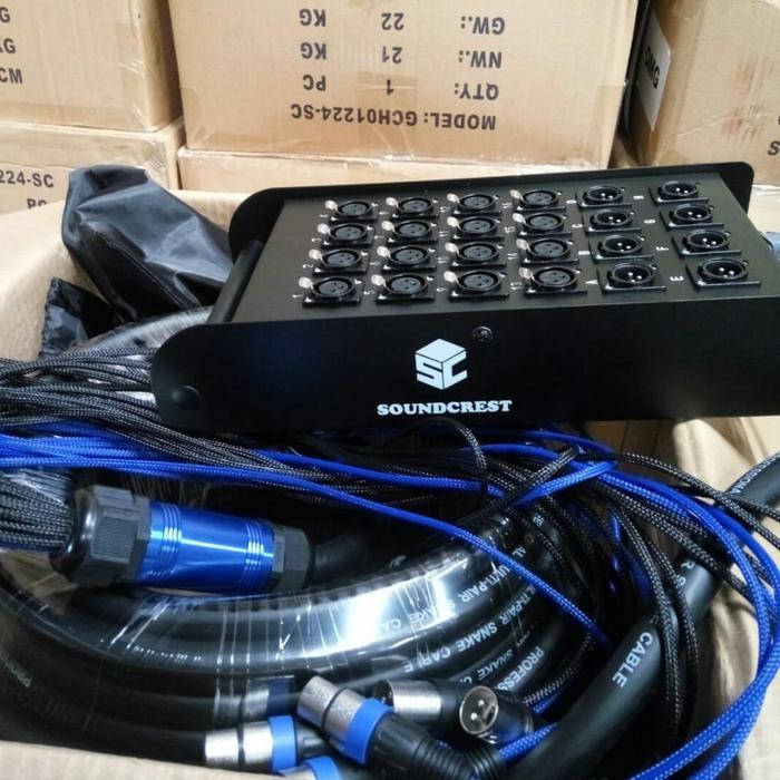 TERBARU SNAKE CABLE KABEL SNAKE 16 IN 8 OUT SOUNDCREST