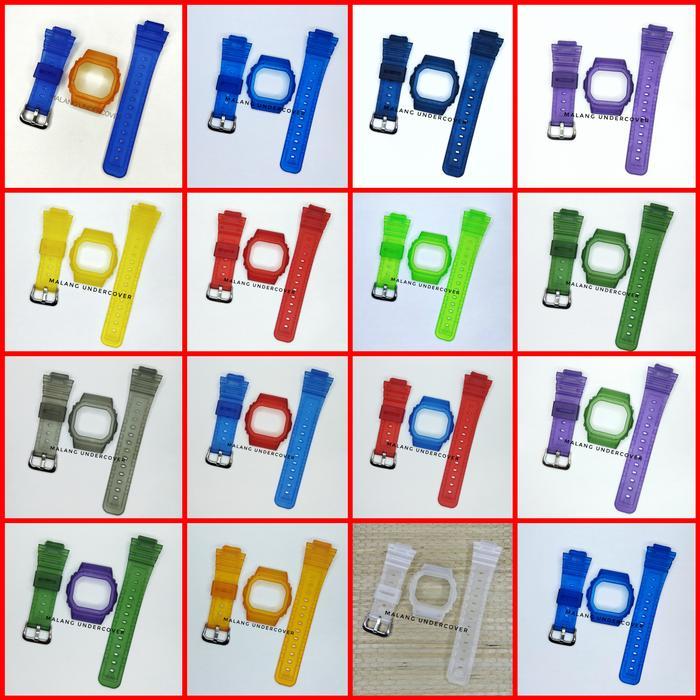 bnb band bezel gshock g shock dw 5600 gw b5600 jelly strap kecil