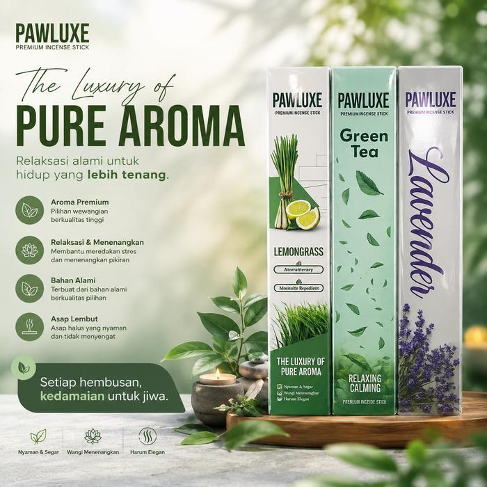 Beli Lebih Paket Dupa Aroma Terapi Lemon Grass Green Tea Lavender 30 Batang / Dupa Aroma Terapi Pawl