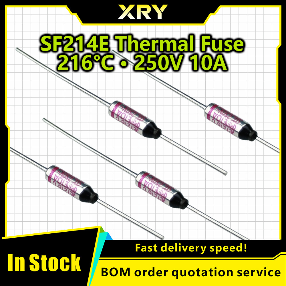 XRY 10-20PCS SF214E DIP SEFUSE Cutoffs for NEC Thermal Fuse 216 C 216 Degree 10A 250V Celsius