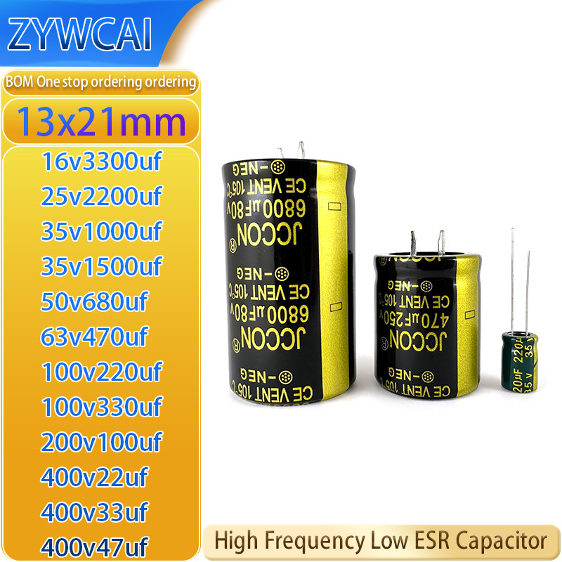 13x21 16v3300uf 25v2200uf 35v1000uf 35v1500uf 50v680uf 63v470uf 100v220uf 100v330uf 200v100uf 400v