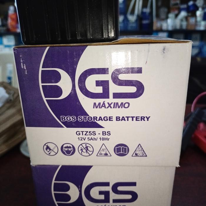 Aki Beat / GS GTZ5S Maximo 12V 5Ah MF / Aki Mio Suprax125 Revo