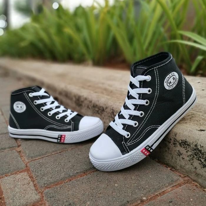 Sepatu Import NB Anak Sekolah SD SMP SMA Sol Karet Fashion warrior