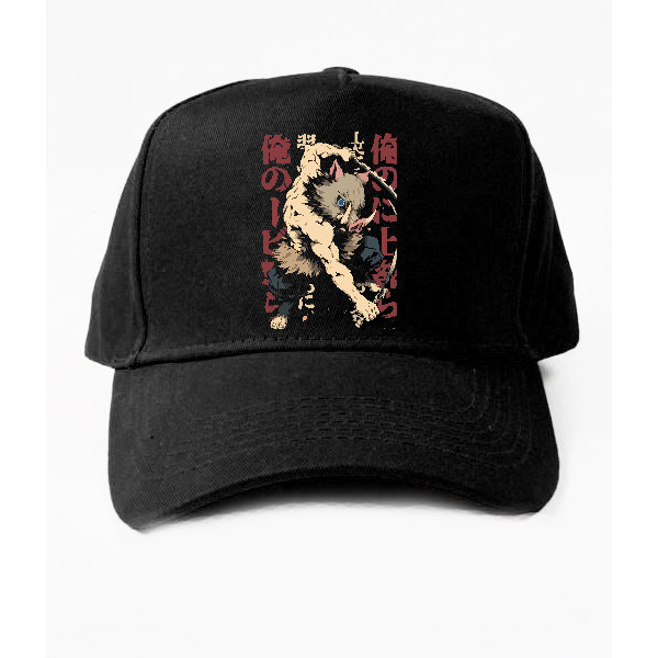 Topi Baseball Demon Slayer Inosuke Hashibira Kimetsu No Yaiba