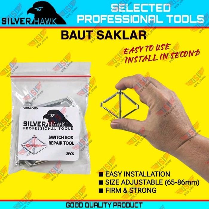 NEW Baut Saklar SilverHawk Perbaikan Sekrup Baut Saklar Inbow Perbaikan Kotak Saklar