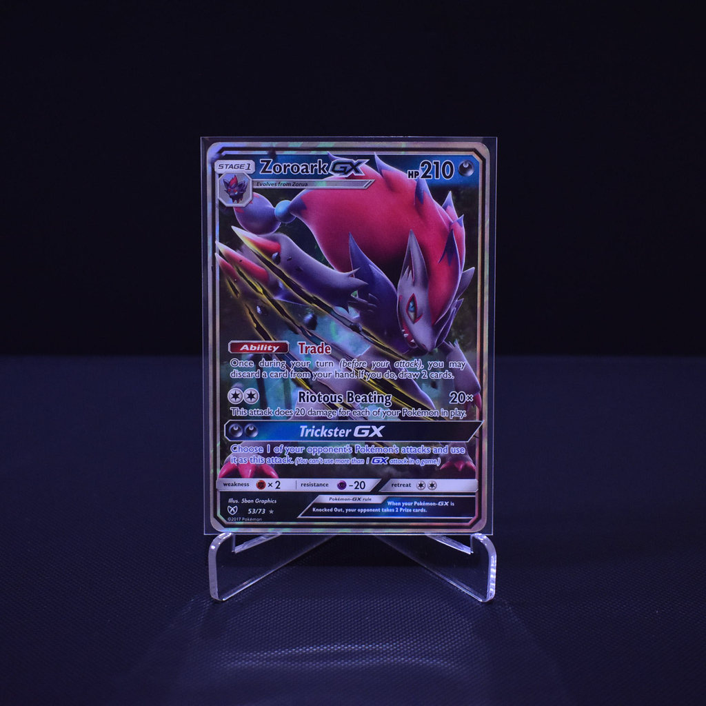 Zoroark-GX, 53/73, Shining Legends (SLG), Ultra Rare (UR), Kartu Pokemon, [#2]
