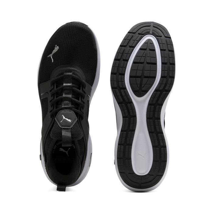 Original Puma Softride Enzo 6 Sneakers Unisex Puma Black-Puma White-Puma Silver