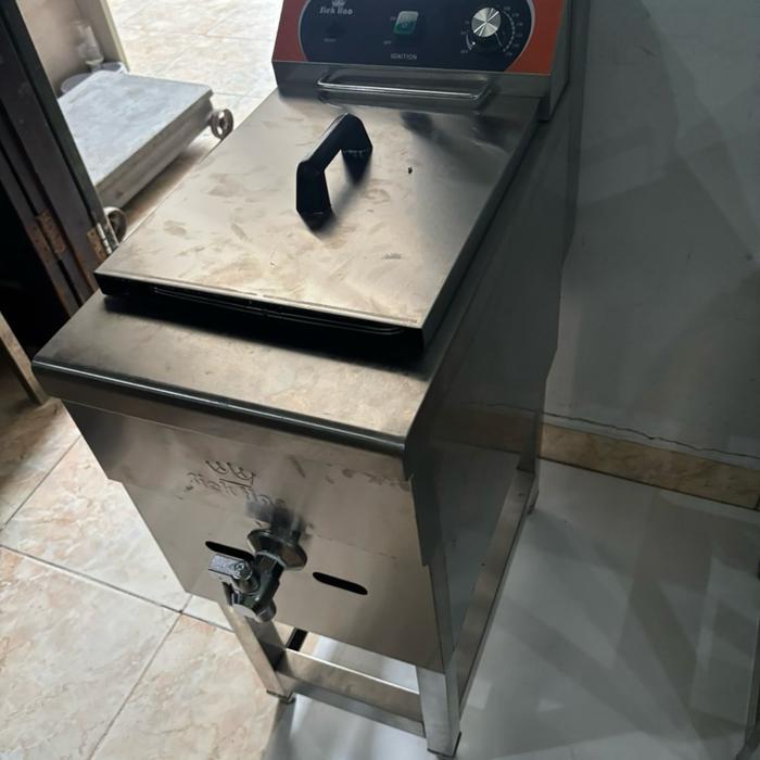 Diskon Ichibo Gas Deep Fryer Mesin Penggorengan 18 Liter Ich-118 Full Stainless Steel 304 Hemat Gas
