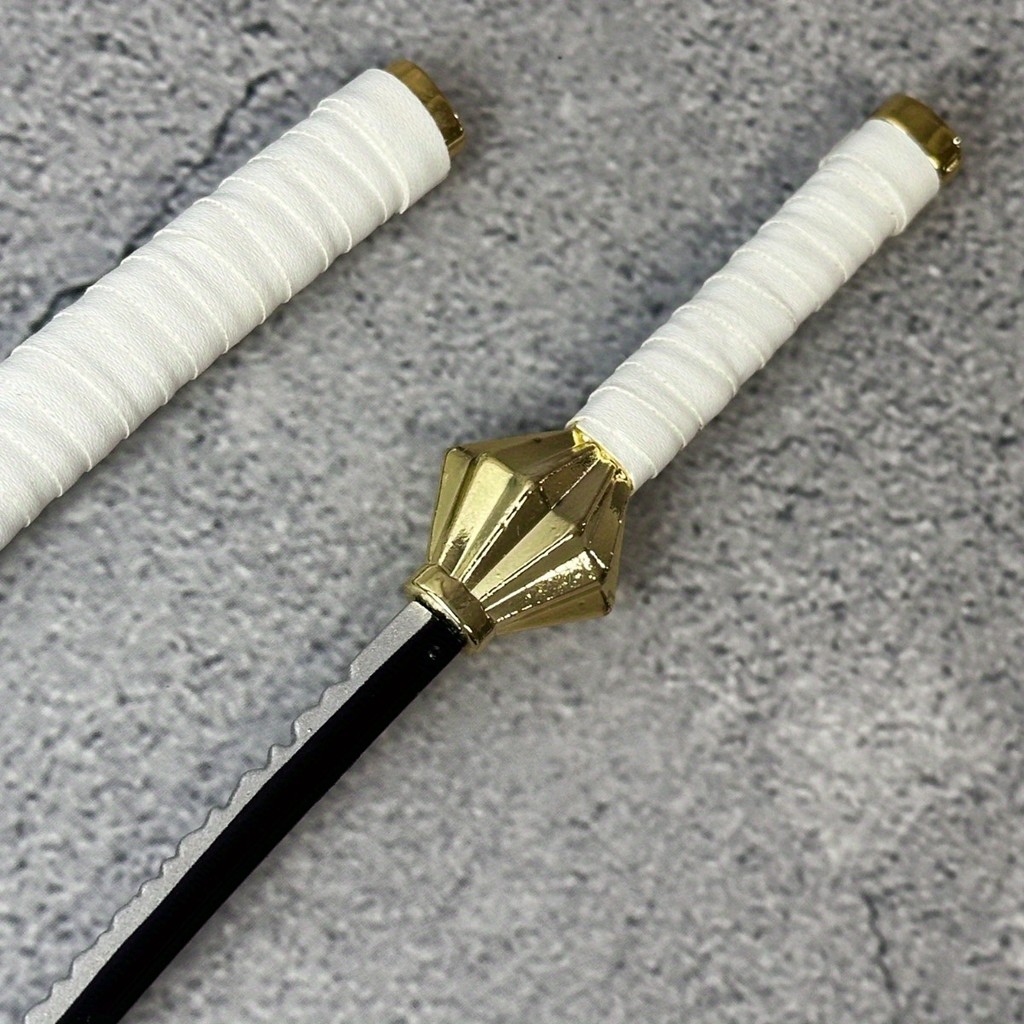 10inch Anime Bleach Katana Sword Aizen Metal Ninja Knife Blade Kenpachi Fake Sword Real Size