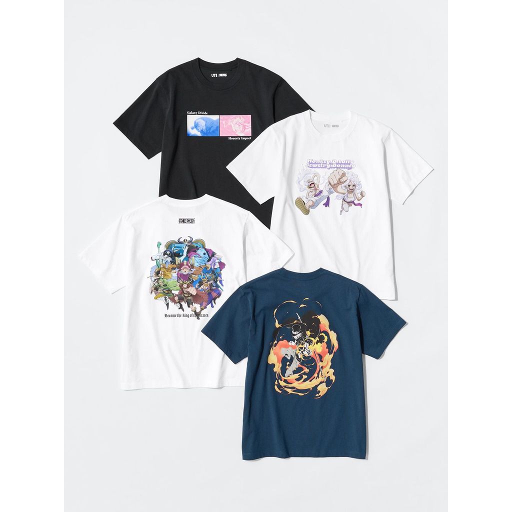 ONE PIECE UT/Kaos Lengan Pendek Uniqlo Pria dan Wanita