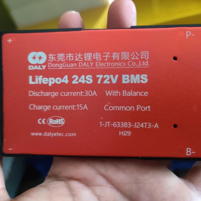BMS Daly 24S 72V 30A BMS Batery lifepo4 baru