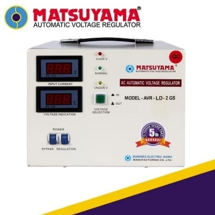 Stabilizer Listrik Stavolt Voltage Regulator Matsuyama 2000 Watt