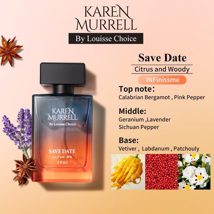 BEST SELLER [LIVE 1PC ] TANPA BOX LOUISSE CHOICE & KAREN MURRELL PARFUM 50ML BPOM 48 HOURS LASTING