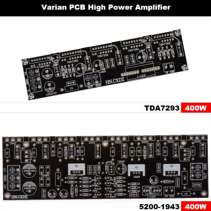 PCB High-Power Amplifier IC TDA7293/TDA7294 Transistor 2SC5200/2SA1943