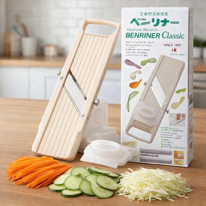 New Benriner Vegetable Slicer - Mandoline - Japan Adjustable Mandoline Vegetable Slicer