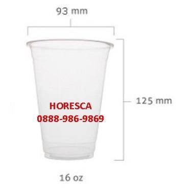 Plastik Cup PP / Gelas Plastik PP 16 Oz @50 Pcs