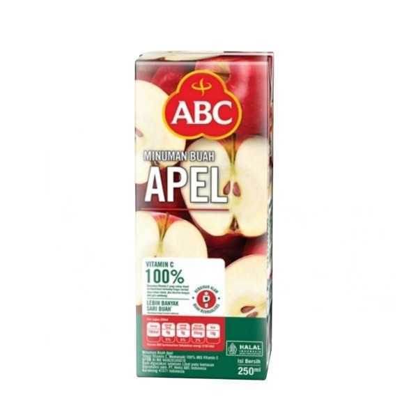 ABC MINUMAN JUS APEL 250 ML